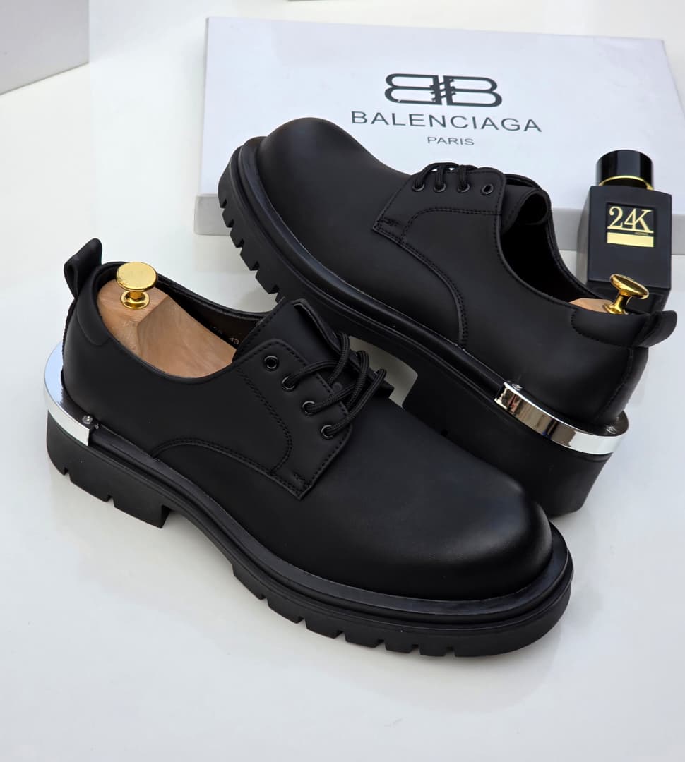 Balenciaga Hummer Derby Shoe 1 Balenciaga Hummer Derby Shoe - Black